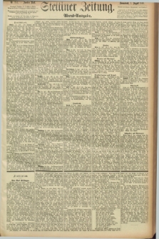 Stettiner Zeitung. 1891, Nr. 354 (1 August) - Abend-Ausgabe