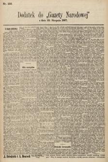 Gazeta Narodowa. 1897, nr 233