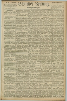 Stettiner Zeitung. 1891, Nr. 361 (6 August) - Morgen-Ausgabe