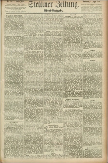 Stettiner Zeitung. 1891, Nr. 366 (8 August) - Abend-Ausgabe