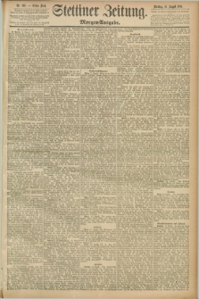 Stettiner Zeitung. 1891, Nr. 369 (11 August) - Morgen-Ausgabe