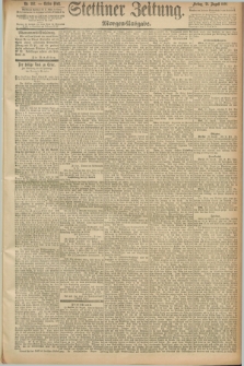 Stettiner Zeitung. 1891, Nr. 387 (21 August) - Morgen-Ausgabe