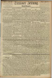 Stettiner Zeitung. 1891, Nr. 388 (21 August) - Abend-Ausgabe