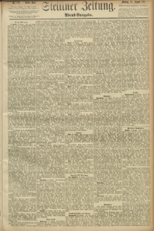 Stettiner Zeitung. 1891, Nr. 392 (24 August) - Abend-Ausgabe