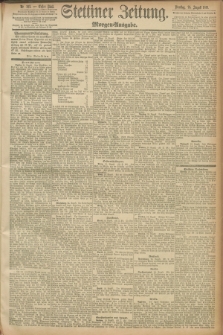 Stettiner Zeitung. 1891, Nr. 393 (25 August) - Morgen-Ausgabe