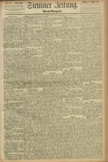 Stettiner Zeitung. 1891, Nr. 404 (31 August) - Abend-Ausgabe