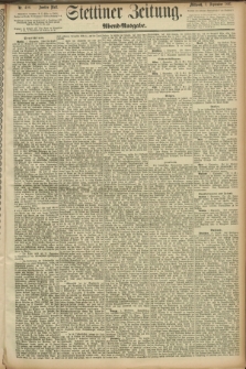 Stettiner Zeitung. 1891, Nr. 408 (2 September) - Abend-Ausgabe