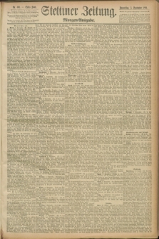 Stettiner Zeitung. 1891, Nr. 409 (3 September) - Morgen-Ausgabe