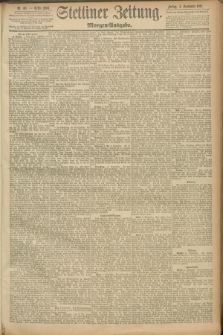 Stettiner Zeitung. 1891, Nr. 411 (4 September) - Morgen-Ausgabe