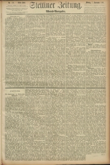 Stettiner Zeitung. 1891, Nr. 416 (7 September) - Abend-Ausgabe