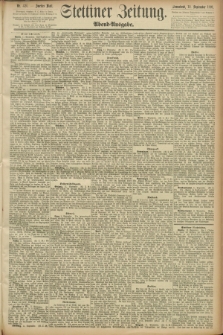 Stettiner Zeitung. 1891, Nr. 426 (12 September) - Abend-Ausgabe
