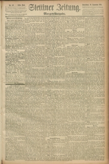 Stettiner Zeitung. 1891, Nr. 437 (19 September) - Morgen-Ausgabe