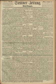 Stettiner Zeitung. 1891, Nr. 440 (21 September) - Abend-Ausgabe