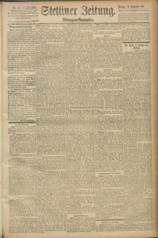 Stettiner Zeitung. 1891, Nr. 441 (22 September) - Morgen-Ausgabe