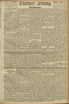 Stettiner Zeitung. 1891, Nr. 444 (23 September) - Abend-Ausgabe