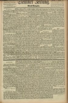 Stettiner Zeitung. 1891, Nr. 456 (30 September) - Abend-Ausgabe