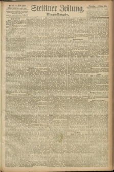 Stettiner Zeitung. 1891, Nr. 457 (1 Oktober) - Morgen-Ausgabe