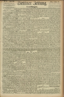 Stettiner Zeitung. 1891, Nr. 460 (2 Oktober) - Abend-Ausgabe