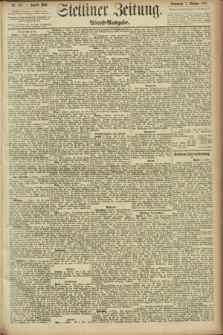 Stettiner Zeitung. 1891, Nr. 462 (3 Oktober) - Abend-Ausgabe