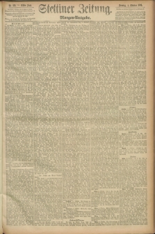 Stettiner Zeitung. 1891, Nr. 463 (4 Oktober) - Morgen Ausgabe