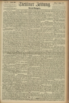 Stettiner Zeitung. 1891, Nr. 472 (9 Oktober) - Abend-Ausgabe