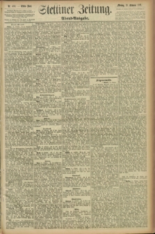Stettiner Zeitung. 1891, Nr. 488 (19 Oktober) - Abend-Ausgabe