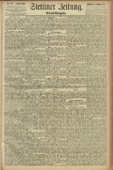 Stettiner Zeitung. 1891, Nr. 492 (21 Oktober) - Abend-Ausgabe