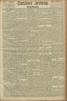 Stettiner Zeitung. 1891, Nr. 508 (30 Oktober) - Abend-Ausgabe