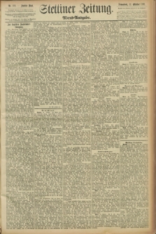 Stettiner Zeitung. 1891, Nr. 510 (31 Oktober) - Abend-Ausgabe