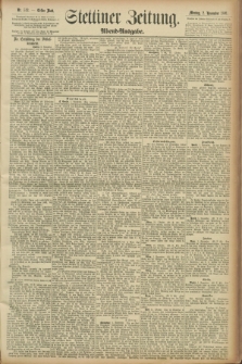 Stettiner Zeitung. 1891, Nr. 512 (2 November) - Abend-Ausgabe