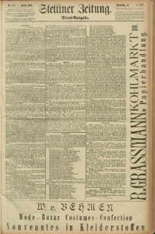 Stettiner Zeitung. 1891, Nr. 530 (12 November) - Abend-Ausgabe