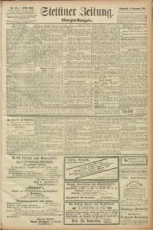 Stettiner Zeitung. 1891, Nr. 533 (11 November) - Morgen-Ausgabe