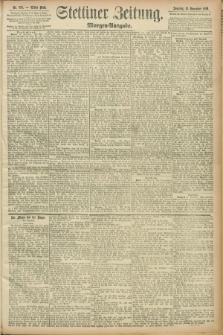 Stettiner Zeitung. 1891, Nr. 535 (15 November) - Morgen-Ausgabe