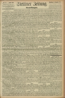 Stettiner Zeitung. 1891, Nr. 554 (26 November) - Abend-Ausgabe