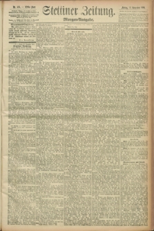 Stettiner Zeitung. 1891, Nr. 555 (27 November) - Morgen-Ausgabe