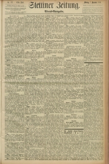 Stettiner Zeitung. 1891, Nr. 572 (7 Dezember) - Abend-Ausgabe