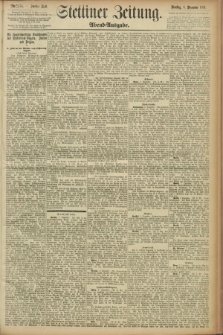 Stettiner Zeitung. 1891, Nr. 574 (8 Dezember) - Abend-Ausgabe