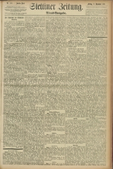 Stettiner Zeitung. 1891, Nr. 580 (11 Dezember) - Abend-Ausgabe