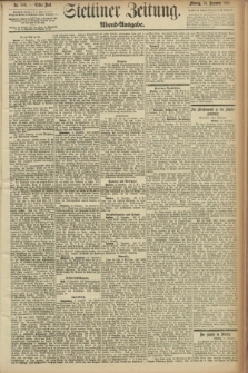 Stettiner Zeitung. 1891, Nr. 584 (14 Dezember) - Abend-Ausgabe