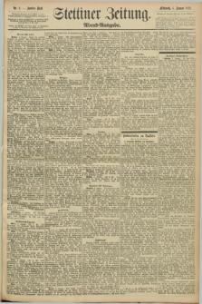 Stettiner Zeitung. 1892, Nr. 8 (6 Januar) - Abend-Ausgabe