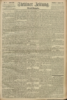 Stettiner Zeitung. 1892, Nr. 50 (30 Januar) - Abend-Ausgabe