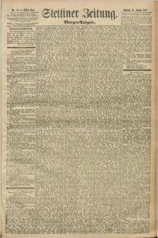 Stettiner Zeitung. 1892, Nr. 51 (31 Januar) - Morgen-Ausgabe