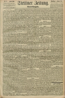 Stettiner Zeitung. 1892, Nr. 58 (4 Februar) - Abend-Ausgabe
