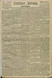 Stettiner Zeitung. 1892, Nr. 68 (10 Februar) - Abend-Ausgabe