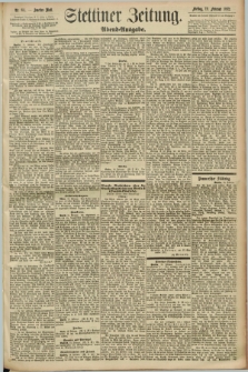 Stettiner Zeitung. 1892, Nr. 84 (19 Februar) - Abend-Ausgabe