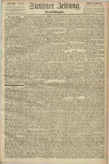 Stettiner Zeitung. 1892, Nr. 200 (29 April) - Abend-Ausgabe