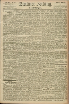 Stettiner Zeitung. 1892, Nr. 244 (27 Mai) - Abend-Ausgabe