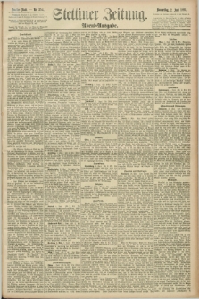 Stettiner Zeitung. 1892, Nr. 254 (2 Juni) - Abend-Ausgabe