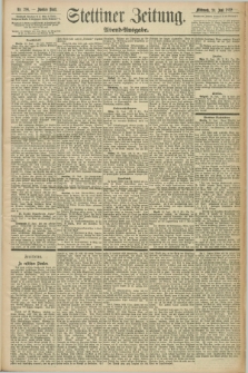 Stettiner Zeitung. 1892, Nr. 298 (29 Juni) - Abend-Ausgabe