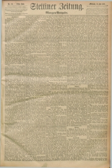 Stettiner Zeitung. 1892, Nr. 321 (13 Juli) - Morgen-Ausgabe
